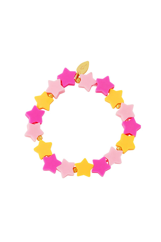 Bracciale bimba stelle colorate