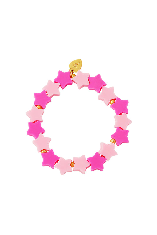 Bracciale bimba stelle colorate