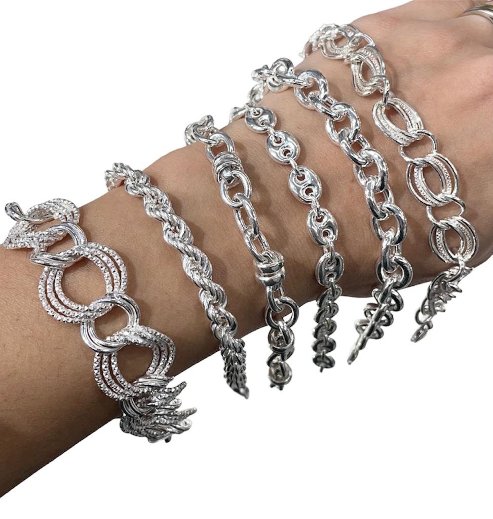 Bracciali in Argento 925 in diverse varianti