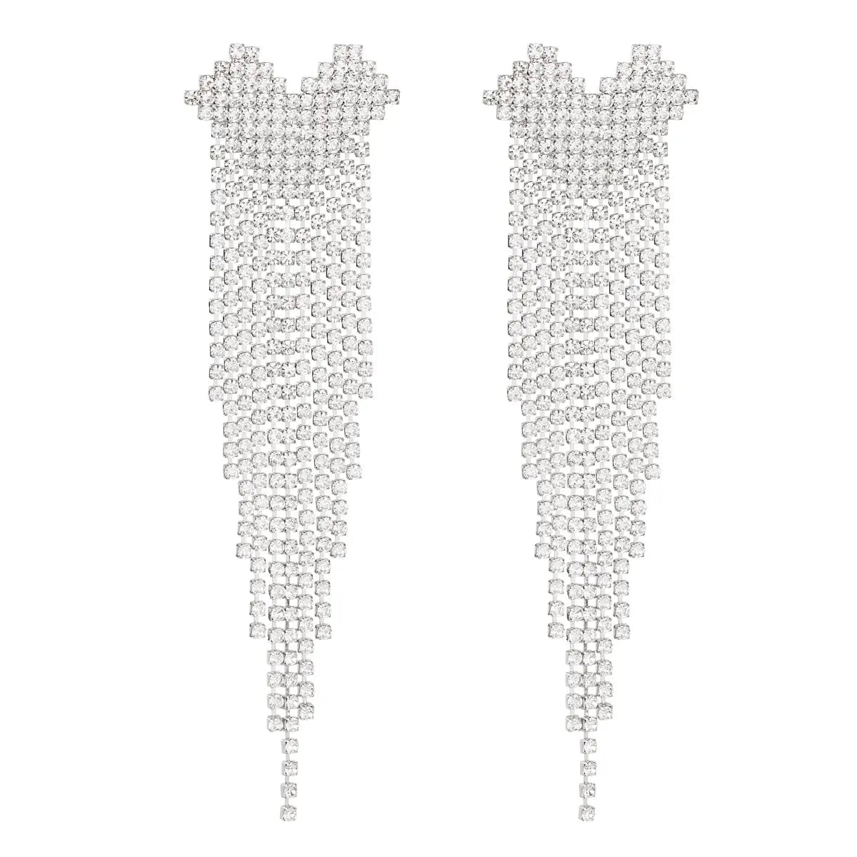 Holiday Collection Orecchini con strass Luxury Argento SCIARAH