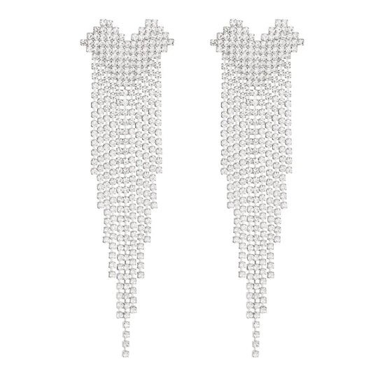 Holiday Collection Orecchini con strass Luxury Argento SCIARAH